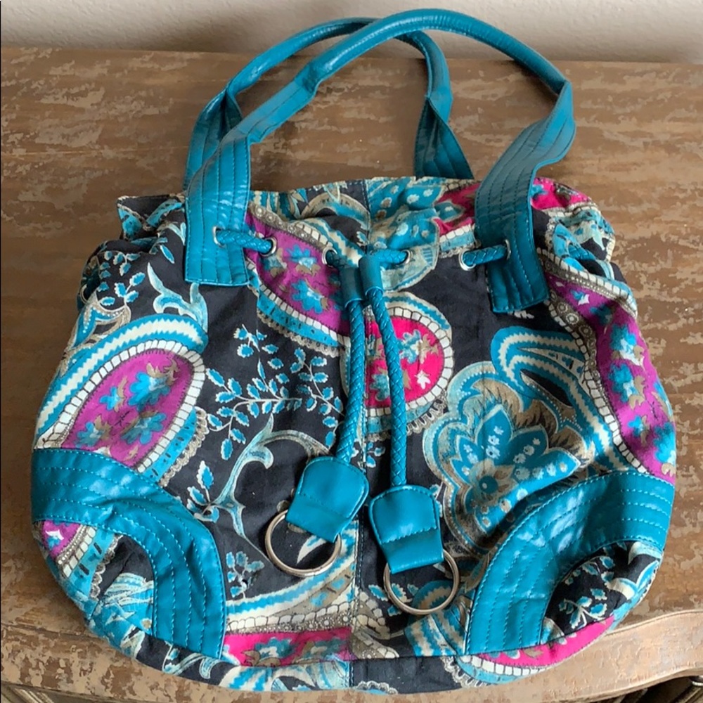 Fabric Floral Handbag